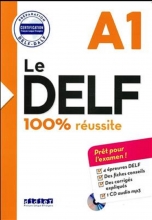 کتاب Le DELF 100% reusSite A1 سیاه و سفید