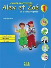 کتاب زبان Alex et Zoe - Niveau 1 - Livre + Cahier d'activite + CD