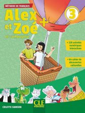 کتاب فرانسه کودکان الکس ات زوئه ویرایش جدید Alex et Zoe 3 Livre Cahier Cahier Lecture Rom
