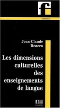 کتاب Les dimensions culturelles des enseignements de langue