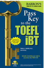 کتاب پس کی تو تافل آی بی تی ویرایش نهم Pass Key to the TOEFL iBT 9th+CD