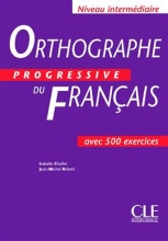 کتاب Orthographe progressive du français - Intermediaire + CD سیاه و سفید