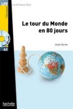 کتاب Le Tour du monde en 80 jours + CD audio MP3 (A2)
