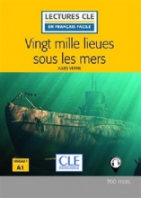 کتاب Vingt mille lieues sous les mers Niveau 1 A1 2eme edition