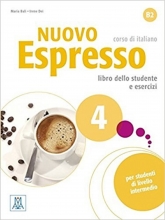 کتاب ایتالیایی اسپرسو Nuovo Espresso 4 (Italian Edition): Libro Studente B2 سیاه و سفید