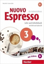 کتاب ایتالیایی اسپرسو Nuovo Espresso 3 (Italian Edition): Libro Studente B1 سیاه و سفید