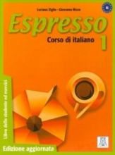 کتاب  Espreesso 1 A1 corso di italiano libro dello studente ed esercizi + cd audio+esercizi supplementari