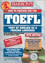 کتاب بارونز هو تو پریپیر فور تافل تست Barron's How to Prepare for the Toefl Test: Test of English As a Foreign Language