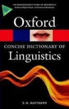 کتاب دی کنسیز آکسفورد دیکشنری آف لینگویستیکز The Concise Oxford Dictionary of Linguistics