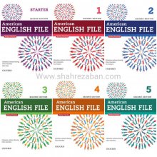 پک 6 جلدی امریکن انگلیش فایل ویرایش دوم American English File