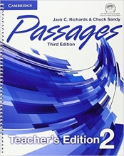 کتاب معلم پسیجز 2 تیچرز ویرایش سوم Passages 2 Teachers Edition Third