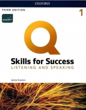 کتاب کیو اسکیلز فور ساکسز ویرایش سوم  Q Skills for Success 3rd 1 Listening and Speaking