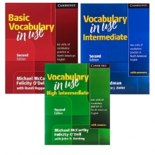 پک کامل کتاب وکبیولری این یوز ( امریکن ) Vocabulary in Use Basic + Intermediate + High Intermediate
