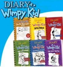 خرید سری 6 تایی کتاب های داستان خاطرات یک بچه چلمن Diary of A Wimpy Kid