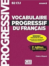 کتاب Vocabulaire progressif du français Niveau avancé B2/C1 Livre رنگی