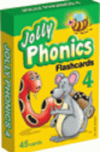 فلش کارت جولی فونیکس Jolly Phonics 4 Flashcards