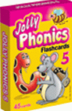 فلش کارت جولی فونیکس Jolly Phonics 5 Flashcards
