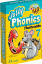 فلش کارت جولی فونیکس Jolly Phonics 7 Flashcards