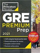 کتاب جی آر ای پریمیوم پرپ Princeton Review GRE Premium Prep, 2021
