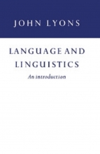 کتاب لنگوییچ اند لینگویستیکز Language and Linguistics by John Lyons
