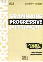 کتاب گرامر پروگرسیو فرانسه Grammaire Progressive Du Francais A1 1 Debutant Complet