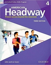 کتاب آموزشی امریکن هدوی American Headway 3rd 4 SB+WB+DVD