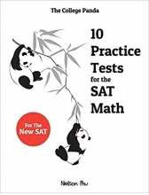 کتاب کالج پاندا 10 پیکچر تست  The College Panda 10 Practice Tests For The SAT Math