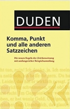 کتاب دودن Duden - Komma, Punkt und alle anderen Satzzeichen