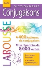 کتاب زبان فرانسه دیکشنیر دس لاروس پوچ  Dictionnaire des conjugaisons Larousse poche سیاه و سفید