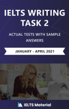 کتاب آیلتس رایتینگ تاسک 2 اکچوال تست  (IELTS Writing Task 2 Actual Tests with Sample Answers (Jan – April 2021