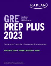 کتاب جی آر ای پرپ پلاس GRE Prep Plus 2023