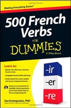 کتاب فرنچ وربز فور دامیز 500 French Verbs For Dummies