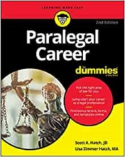کتاب پارالیگال کرییر فور دامیز Paralegal Career For Dummies