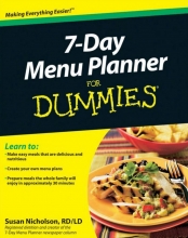 کتاب 7 دی منو پلاننر فور دامیز 7 Day Menu Planner For Dummies