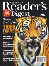 مجله ریدر دایجست Readers Digest On the trail of the Tiger Farmers February 2021