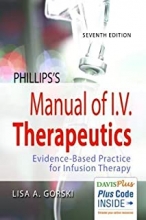 کتاب فیلیپس مانوئل آف آی وی تراپیوتیکس Phillips’s Manual of I.V. Therapeutics, 7th Edition2018