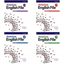 پک چهار جلدی کتاب امریکن انگلیش فایل ویرایش سوم American English File 3rd Starter + 1 + 2 + 3