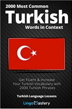 کتاب ترکی استانبولی ماست کامون ترکیش وردز این کانتکست 2000Most Common Turkish Words in Context