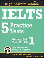 کتاب آیلتس 5 پرکتیس تست جنرال ست IELTS 5 Practice Tests, General Set 1: Tests No. 1-5