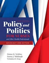کتاب پلیسی اند پلیتیکس Policy And Politics For Nurses And Other Health Professionals
