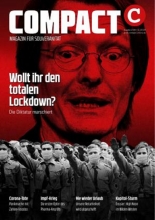 کتاب رمان آلمانی کامپکت COMPACT Magazin 2 2021 Wollt ihr den totalen Lockdown Die Diktatur marschiert
