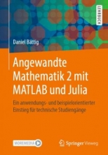 کتاب آلمانی Angewandte Mathematik 2 mit MATLAB und Julia Ein anwendungs und beispielorientierter Einstieg für technische Studi