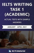 کتاب آیلتس رایتینگ تاسک 1 آکادمیک اکچوال تست (IELTS Writing Task 1 Academic Actual Tests with Sample Answers (Jan – April 2021